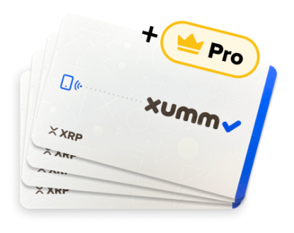 4 XUMM Tangem Cards + Pro